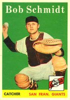1958 Topps #468 Bob Schmidt Baseball Card