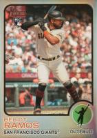 2022 Topps Heritage #643 Heliot Ramos Chrome-Silver Refractor Baseball Card