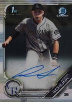 2019 Bowman Draft Chrome Draft Picks Autograph #CDAAS Aaron Schunk Baseball Card