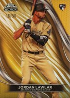 2024 Topps Chrome Black #3 Jordan Lawlar Gold Baseball Card