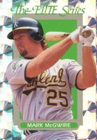 1993 Donruss Elite Supers #15 Mark McGwire Baseball Card