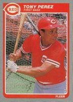 1985 Fleer #546 Tony Perez Baseball Card