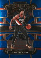 2023 Panini Select #77 Scoot Henderson Blue Basketball Card