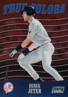 2000 Stadium Club Chrome True Colors #TC4 Derek Jeter Baseball Card