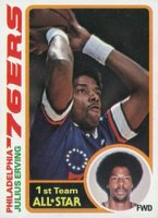 1978 Topps #130 Julius Erving Basketball Card