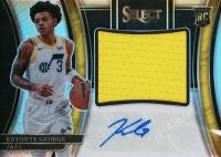 2023 Panini Select Jumbo Rookie Signature Swatches #JSKEY Keyonte George Basketball Card