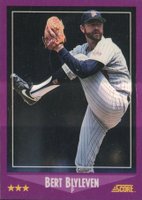 1988 Score Glossy #90 Bert Blyleven Baseball Card