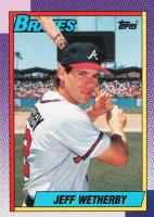 1990 Topps #142 Jeff Wetherby Baseball Card