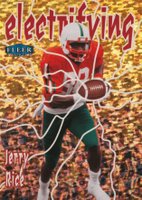 2013 Fleer Retro 1998-99 Fleer Tradition Electrifying #12 Jerry Rice Football Card