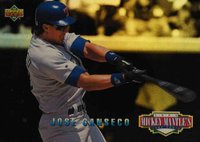 1994 Upper Deck Mickey Mantle Long Shots #MM4 Jose Canseco Baseball Card