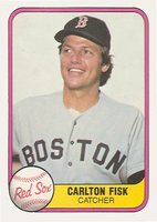 1981 Fleer #224 Carlton Fisk Baseball Card