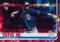 2019 Topps Chrome Sapphire Edition #410 Fernando Tatis Jr. Red Refractor Baseball Card