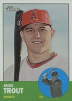 2012 Topps Heritage  #207 Mike Trout Baseball Card