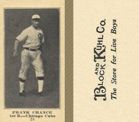 1916 Block & Kuhl (1916) #28 Frank Chance Baseball Card