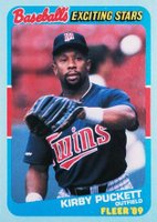 1989 Fleer Exciting Stars #34 Kirby Puckett Baseball Card