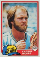 1981 Topps #237 Charlie Moore Baseball Card