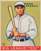 1933 Goudey #148 Eddie Farrell Baseball Card