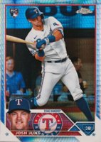 2023 Topps Chrome #93 Josh Jung Prism Refractor Baseball Card