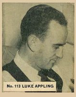 1936 Goudey World Wide Gum  #113 Luke Appling Baseball Card