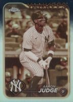 2024 Topps Chrome #50 Aaron Judge Sepia Refractor Baseball Card