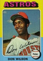 1975 Topps Mini #455 Don Wilson Baseball Card