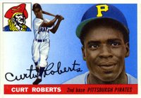 1955 Topps #107 Curt Roberts Baseball Card