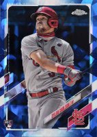 2021 Topps Chrome Sapphire #285 Dylan Carlson Baseball Card