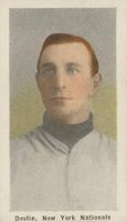 1910 Sporting Life # Art Devlin Black Back Baseball Card