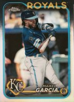 2024 Topps Chrome #246 Maikel Garcia Refractor Baseball Card