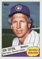 1985 Topps #10 Don Sutton Baseball Card