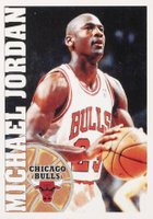 1995 Panini Sticker #83 Michael Jordan Multi-Language Basketball Card