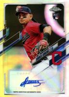 2021 Topps Chrome Update Autographs #AG Andres Gimenez Baseball Card