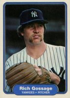 1982 Fleer #37 Rich Gossage Baseball Card