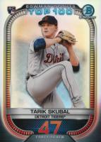 2021 Bowman Chrome Scouts' Top 100 #47 Tarik Skubal Baseball Card