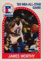 1989 Hoops #219 James Worthy All-Star Basketball Card