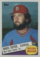 1985 Topps #9 Bruce Sutter Baseball Card