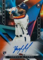 2020 Finest Firsts Autographs #FFAYA Yordan Alvarez Orange Refractor Baseball Card