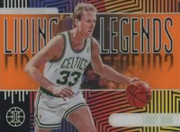 2019 Panini Illusions Living Legends #2 Larry Bird Orange Basketball Card