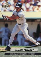 1992 Ultra #105 Don Mattingly Baseball Card