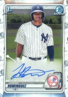 2020 Bowman Chrome Prospect Autographs #CPAJDO Jasson Dominguez Baseball Card