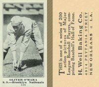 1916 Weil Baking Co. #134 Oliver O'Mara Baseball Card