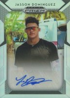 2019 Panini Prizm Draft Picks Autograph #122 Jasson Dominguez Baseball Card