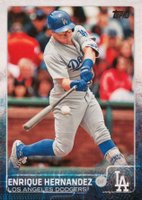 2015 Topps Update #US117 Enrique Hernandez Baseball Card