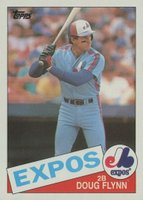 1985 Topps #554 Doug Flynn Baseball Card