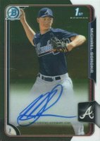 2015 Bowman Chrome Draft Pick Autograph #BCAMS Michael Soroka Baseball Card