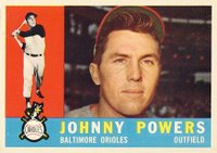1960 Topps #422 Johnny Powers Baseball Card