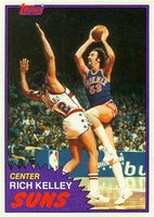 1981 Topps #81 Rich Kelley West Basketball Card