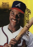 1996 Select Certified #66 Fred McGriff Mirror Gold Baseball Card