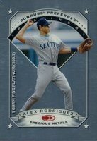 1997 Donruss Preferred Precious Metals #15 Alex Rodriguez Baseball Card