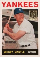 1996 Topps #14 Mickey Mantle Commemorative Baseball Card